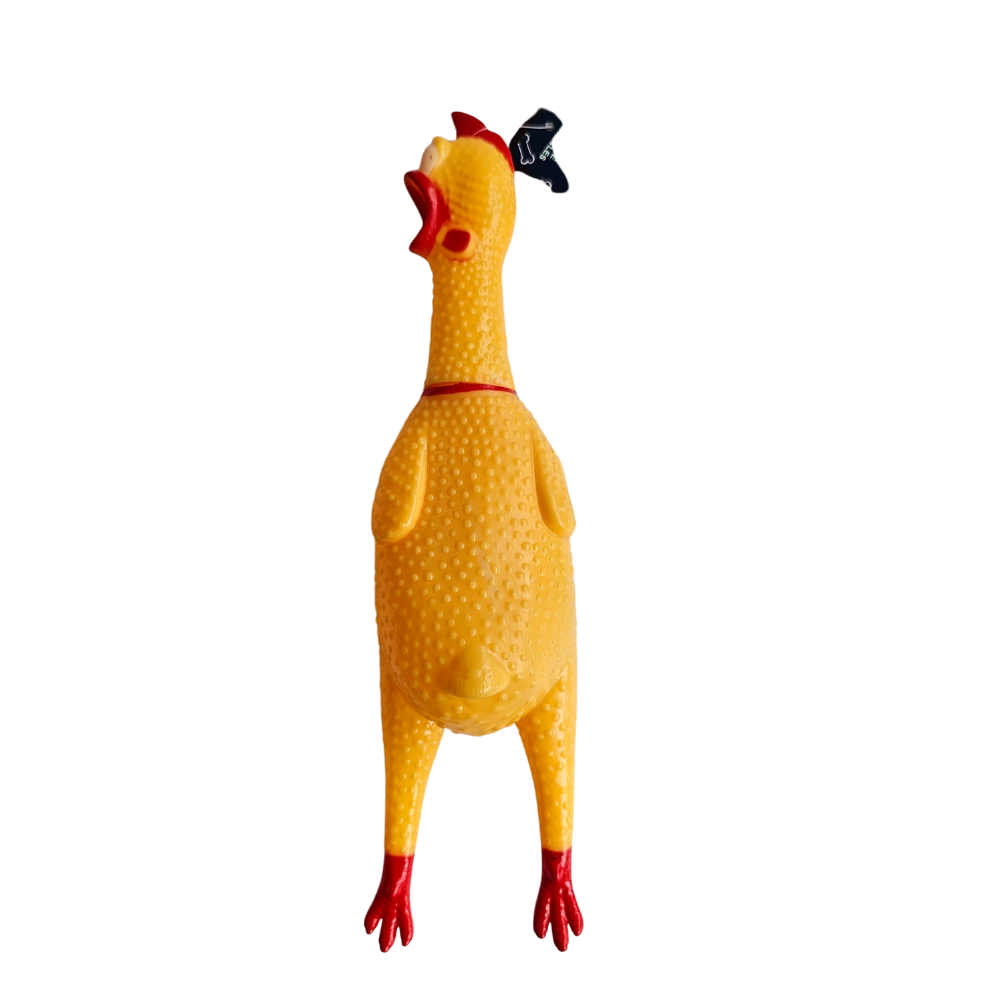 Juguete para perros con sonido en forma de pollo