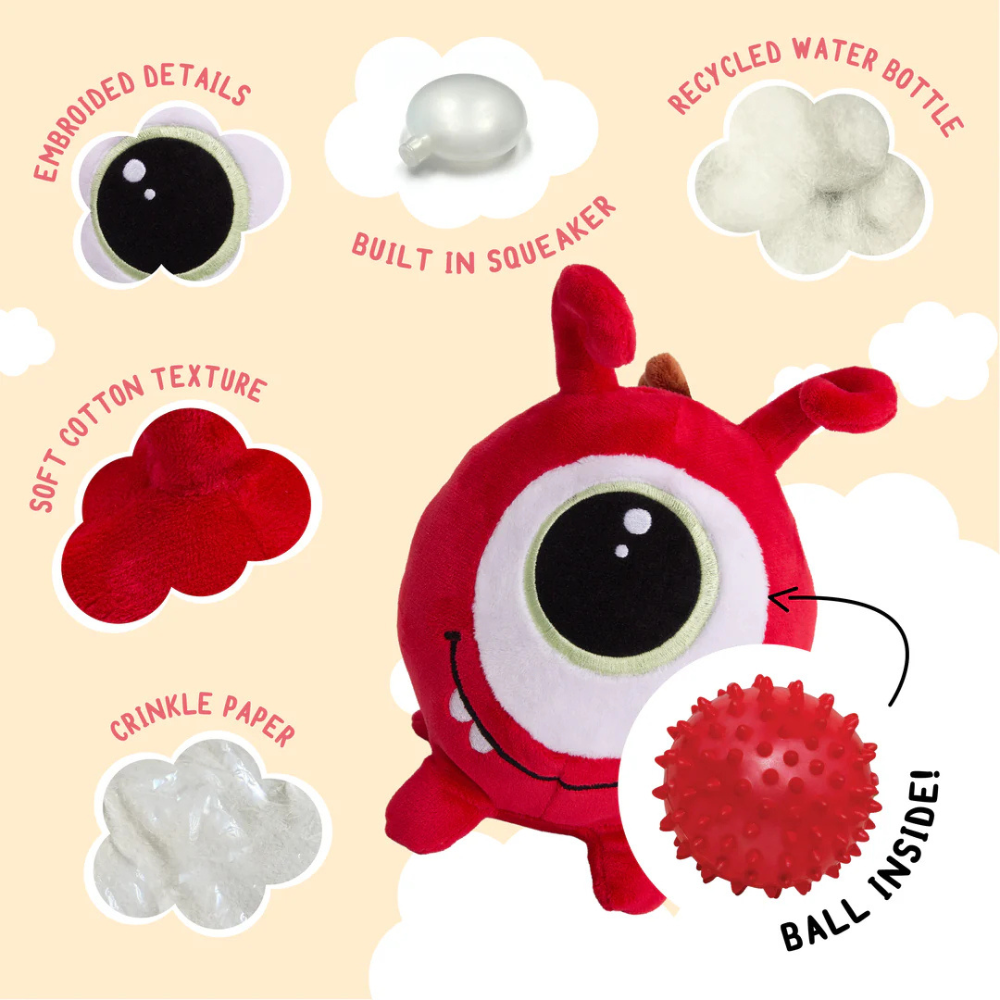 Peluche para perro - Mostruo Just Jeff