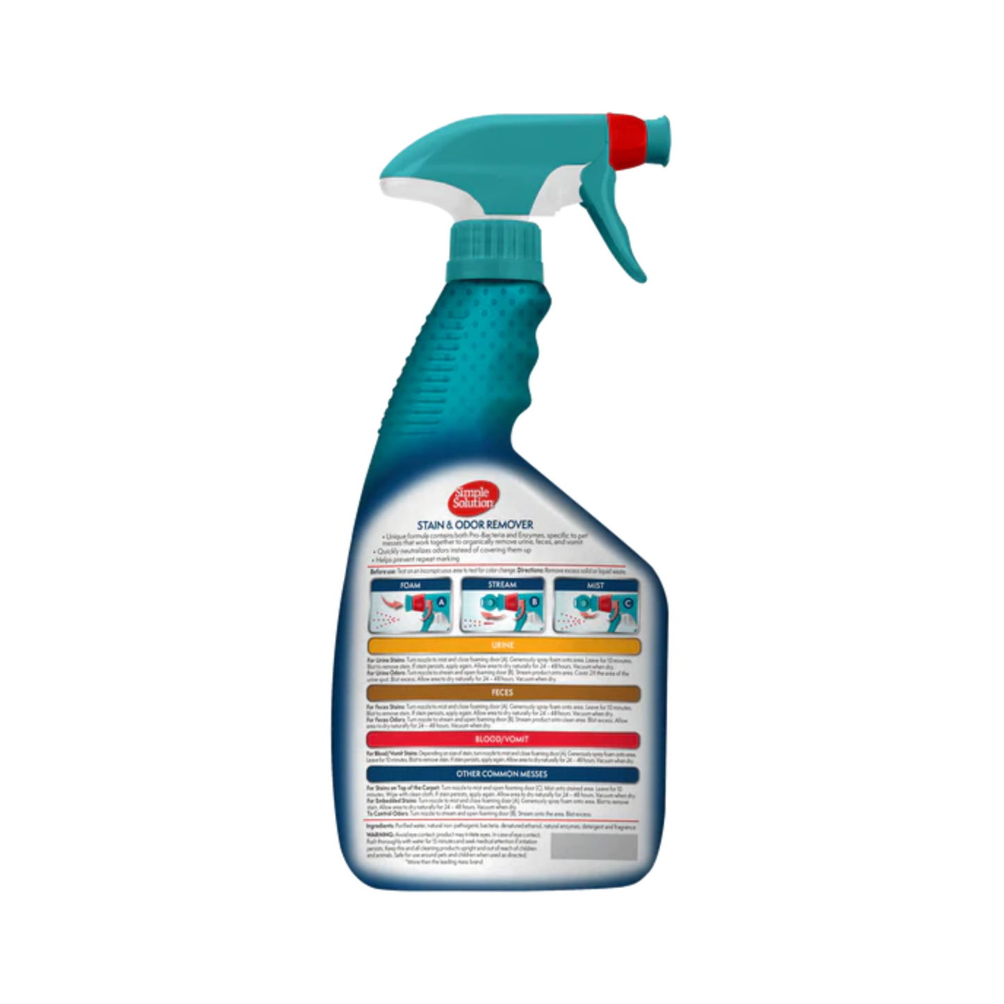 Removedor de manchas y olores Simple Solution