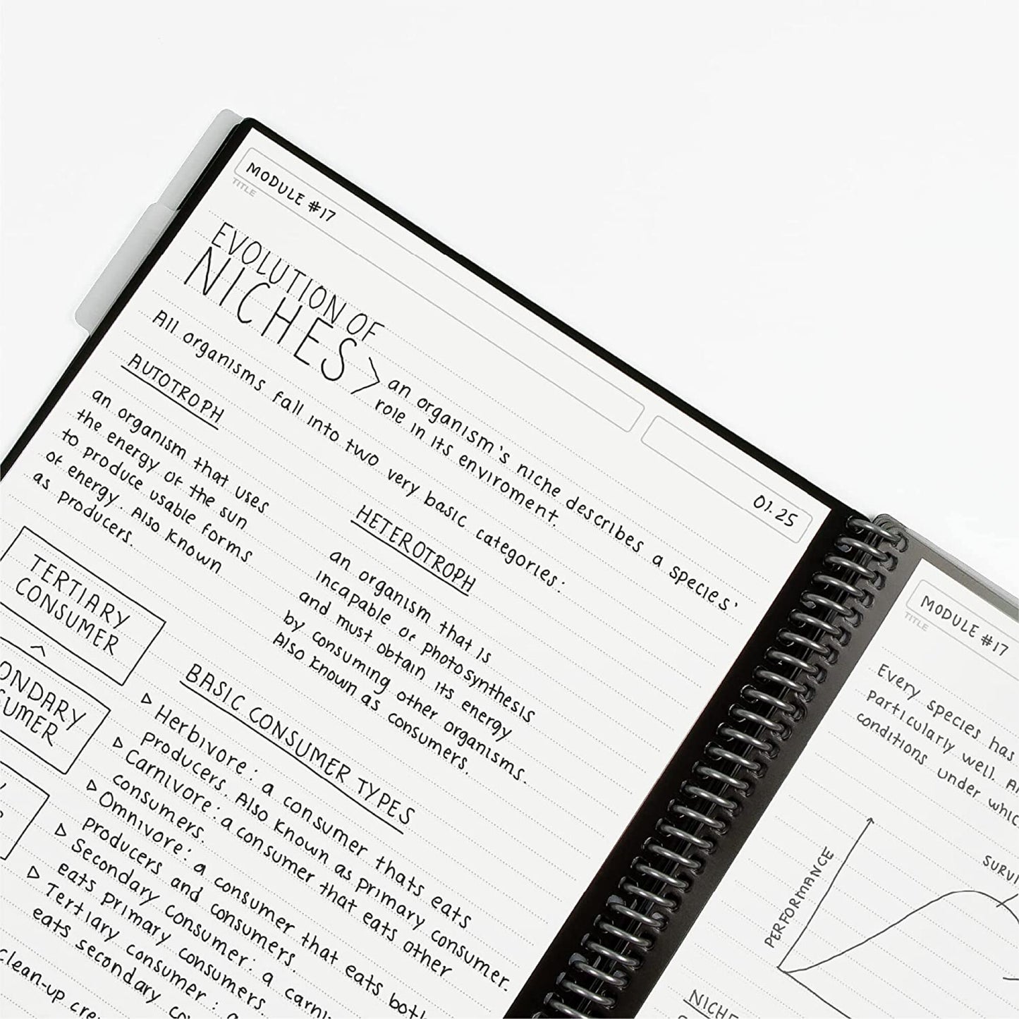 Cuaderno RocketBook Multi Subject Letter
