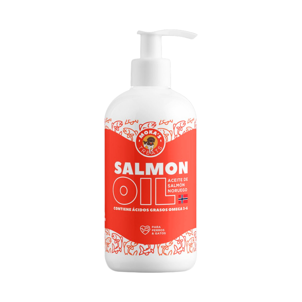 Aceite de salmon para perros y gatos