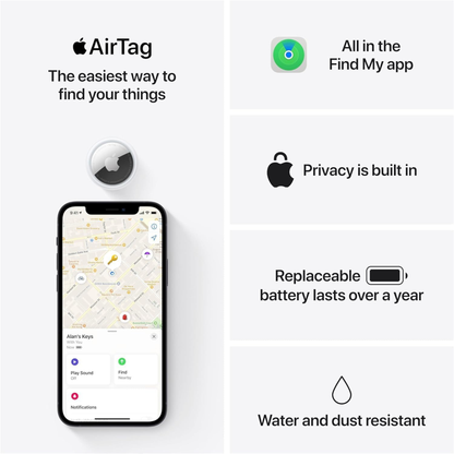 Apple AirTag + holder para perros y gatos