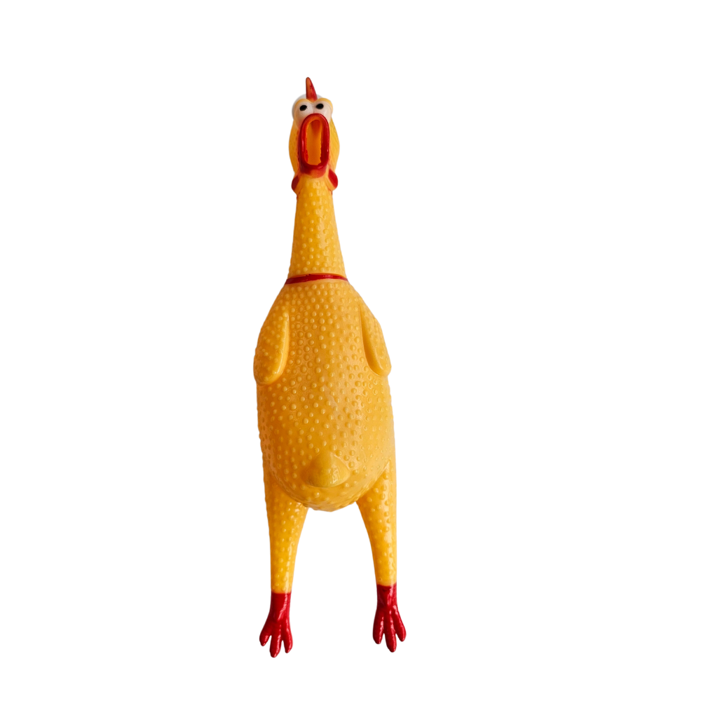 Juguete para perros con sonido en forma de pollo