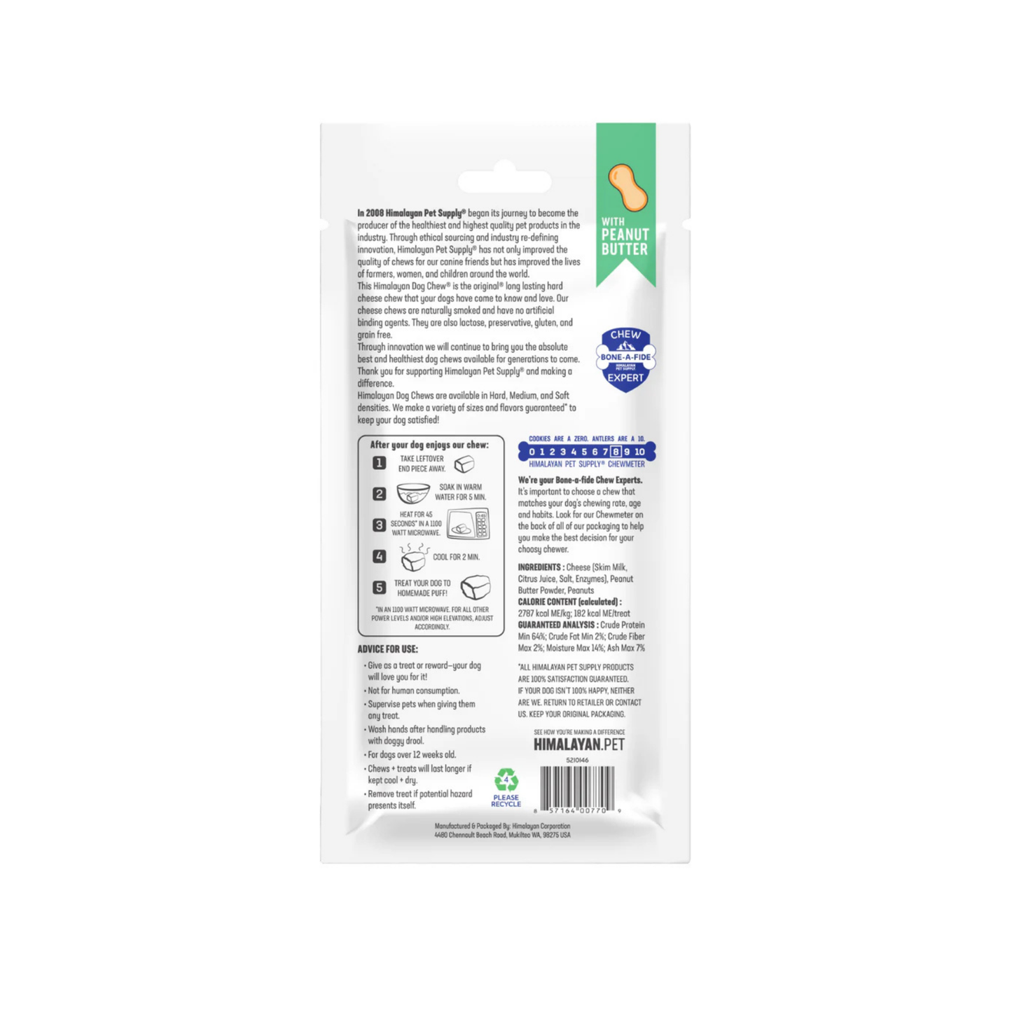 Masticable de larga duración - Mantequilla de maní