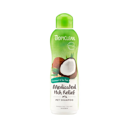 Shampoo medicado para el alivio de la comezón para perros y gatos