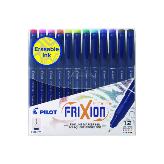 Marcadores Pilot Frixion Fineliner 12 Unidades